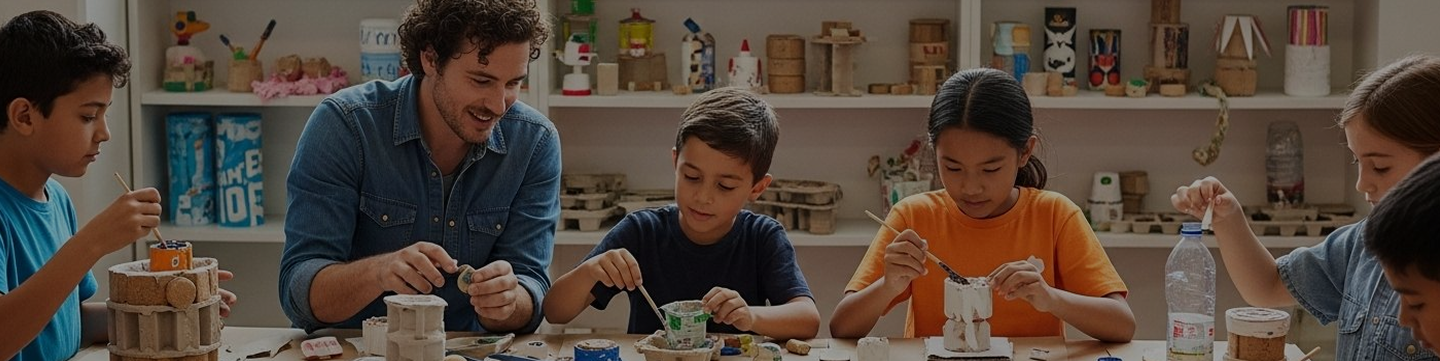 Children in classroom activity